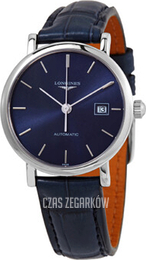 Longines Elegant Niebieski/Skóra Ø29 mm L4.310.4.92.2