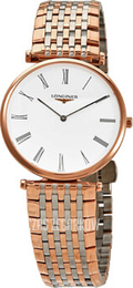 Longines La Grande Classique De Longines Biały/Stal w kolorze różowego złota Ø33 mm L4.709.1.21.7