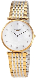 Longines La Grande Classique De Longines Biały/Stal w odcieniu złota Ø33 mm L4.709.2.88.7