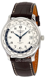 Longines Master Srebrny/Skóra Ø38.5 mm L2.631.4.70.3