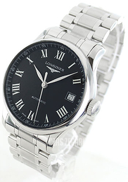 Longines Master Czarny/Stal Ø47 mm L2.689.4.51.6