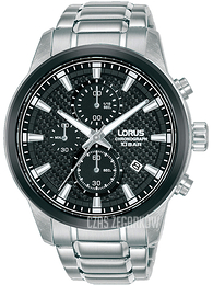 Lorus Sports Czarny/Stal Ø44 mm RM325HX9