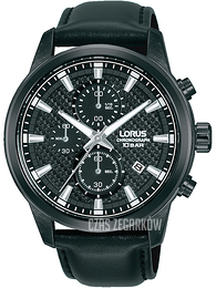 Lorus Sports Czarny/Skóra Ø44 mm RM333HX9