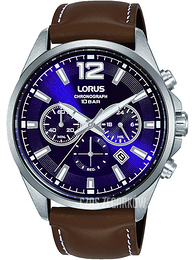 Lorus Sports Niebieski/Skóra Ø43 mm RT387JX9