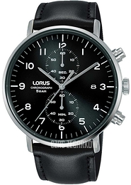 Lorus Sports Czarny/Skóra Ø43 mm RW409AX9