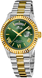 Lotus Classic Zielony/Pozlacana Ø41.5 mm 18855/3
