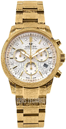 Louis XVI Palais Royale Biały/Stal w odcieniu złota Ø38 mm LXVI6002