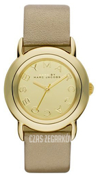 Marc by Marc Jacobs Marci Żółte złoto/Skóra Ø33 mm MBM1182