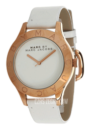 Marc by Marc Jacobs Blade Biały/Skóra Ø40 mm MBM1201