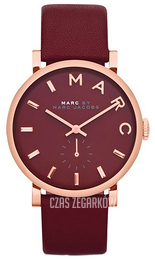 Marc by Marc Jacobs Baker Czerwony/Skóra Ø28 mm MBM1271