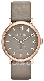Marc by Marc Jacobs Gravel Szary/Skóra Ø28 mm MBM1318