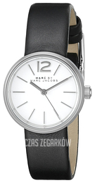 Marc by Marc Jacobs Dress Biały/Skóra Ø26 mm MBM1371