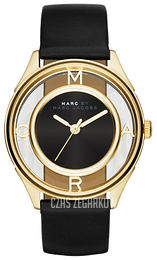 Marc by Marc Jacobs Dress Czarny/Skóra Ø36 mm MBM1376