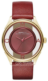 Marc by Marc Jacobs Dress Brązowy/Skóra Ø36 mm MBM1377