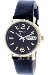 Marc by Marc Jacobs Dress Czarny/Skóra Ø38 mm MBM1388