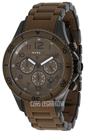 Marc by Marc Jacobs Rock Chrono Brązowy/Stal Ø46 mm MBM2582