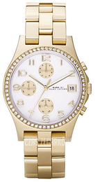 Marc by Marc Jacobs Henry Biały/Stal w odcieniu złota Ø36.5 mm MBM3073