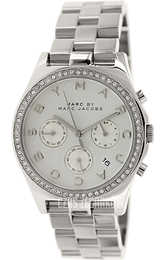 Marc by Marc Jacobs Henry Chrono Srebrny/Stal Ø40 mm MBM3104
