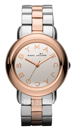 Marc by Marc Jacobs Marci Srebrny/Stal w kolorze różowego złota Ø36 mm MBM3170