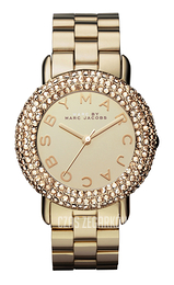 Marc by Marc Jacobs Marci Żółte złoto/Stal w odcieniu złota Ø36 mm MBM3191