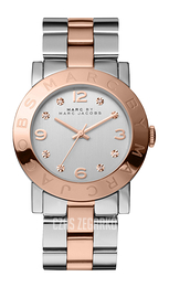 Marc by Marc Jacobs Amy Srebrny/Stal w kolorze różowego złota Ø36 mm MBM3194