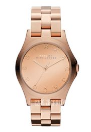 Marc by Marc Jacobs Henry Glossy Różowe złoto/Stal w kolorze różowego złota Ø36.5 mm MBM3212