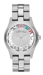 Marc by Marc Jacobs Henry Skeleton Srebrny/Stal Ø40 mm MBM3262