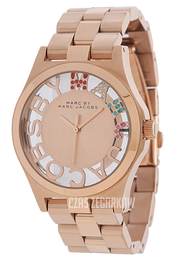 Marc by Marc Jacobs Henry Skeleton Różowe złoto/Stal w kolorze różowego złota Ø40 mm MBM3264