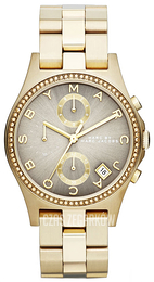 Marc by Marc Jacobs Henry Szary/Stal w odcieniu złota Ø36.5 mm MBM3298