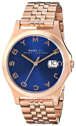 Marc by Marc Jacobs Niebieski/Stal w kolorze różowego złota Ø36 mm MBM3316