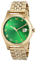 Marc by Marc Jacobs Zielony/Stal w odcieniu złota Ø36 mm MBM3317