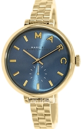 Marc by Marc Jacobs Baker Niebieski/Stal w odcieniu złota Ø36 mm MBM3366