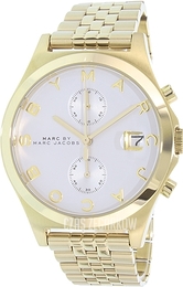 Marc by Marc Jacobs Srebrny/Stal w odcieniu złota Ø38 mm MBM3379