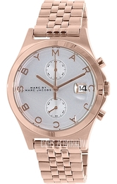 Marc by Marc Jacobs Srebrny/Stal w kolorze różowego złota Ø38 mm MBM3380