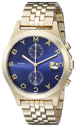 Marc by Marc Jacobs Niebieski/Stal w odcieniu złota Ø38 mm MBM3383