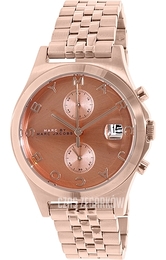 Marc by Marc Jacobs Różowe złoto/Stal w kolorze różowego złota Ø38 mm MBM3384