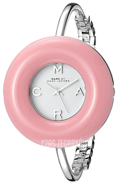 Marc by Marc Jacobs Dress Biały/Stal Ø40 mm MBM3398