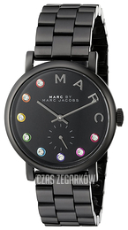 Marc by Marc Jacobs Baker Czarny/Stal Ø36 mm MBM3422