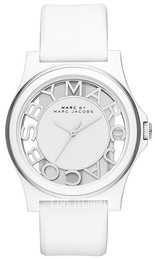 Marc by Marc Jacobs Henry Biały/Guma Ø41 mm MBM4015