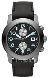 Marc by Marc Jacobs Larry Czarny/Skóra Ø44 mm MBM5054
