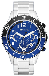 Marc by Marc Jacobs Rock Niebieski/Stal Ø46 mm MBM5055