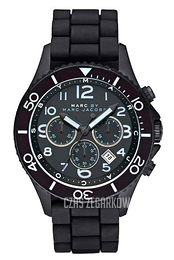 Marc by Marc Jacobs Rock Chrono Czarny/Plastik Ø46 mm MBM5502