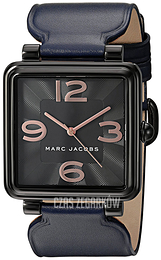 Marc by Marc Jacobs Dress Czarny/Skóra MJ1531