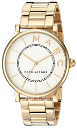 Marc by Marc Jacobs Biały/Stal w odcieniu złota Ø36 mm MJ3522