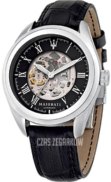 Maserati Traguardo Czarny/Skóra Ø45 mm R8821112004