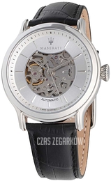 Maserati Epoca Srebrny/Skóra Ø42 mm R8821118007
