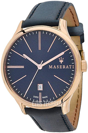 Maserati Attrazione Niebieski/Skóra Ø43 mm R8851126001