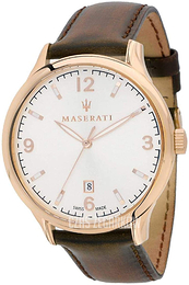 Maserati Attrazione Biały/Skóra Ø43 mm R8851126002