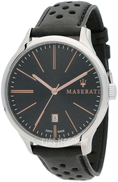 Maserati Attrazione Czarny/Skóra Ø43 mm R8851126003