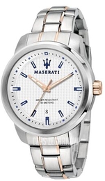 Maserati Successo Srebrny/Stal Ø44 mm R8853121005